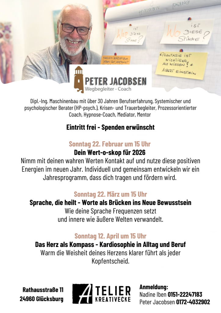 Peter Jacobsen Vorträge