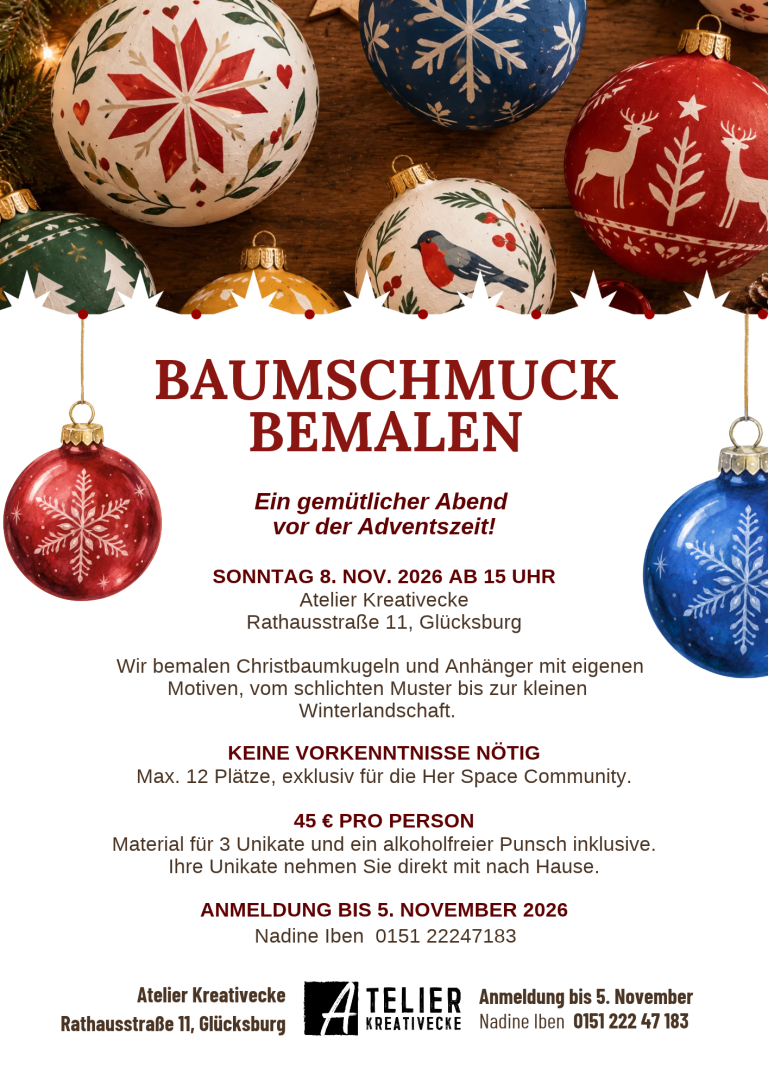Baumschmuck_malen_Atelier_Kreativecke_Gluecksburg_bei_Flensburg